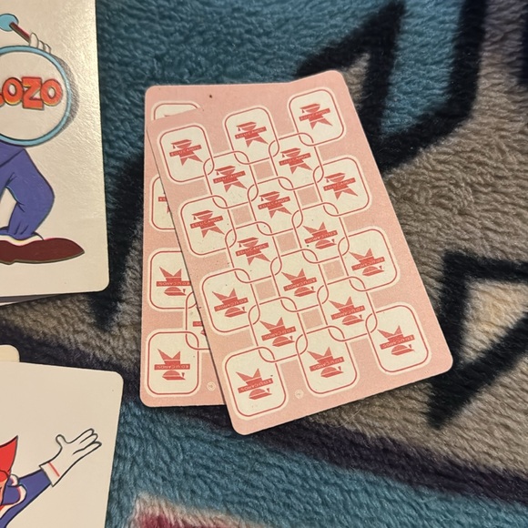 Bozo The Clown Educational Card Game Larry Harmon Vintage 1972 Gifts Flaws Wear - Picture 7 of 8